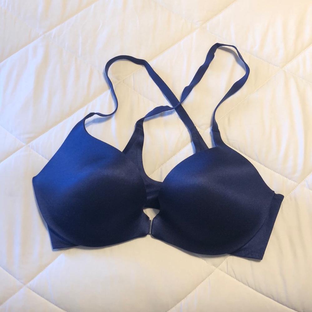 Victoria’s Secret Silky Navy crossback bra 34D